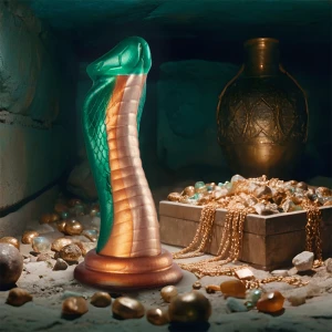 EPIC - DILDO PYTHON COBRA ZIELONY